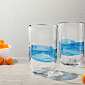 Glass Pint Glasses | Hand Blown Water Glasses | Bar and Cocktail Glasses | Made in USA