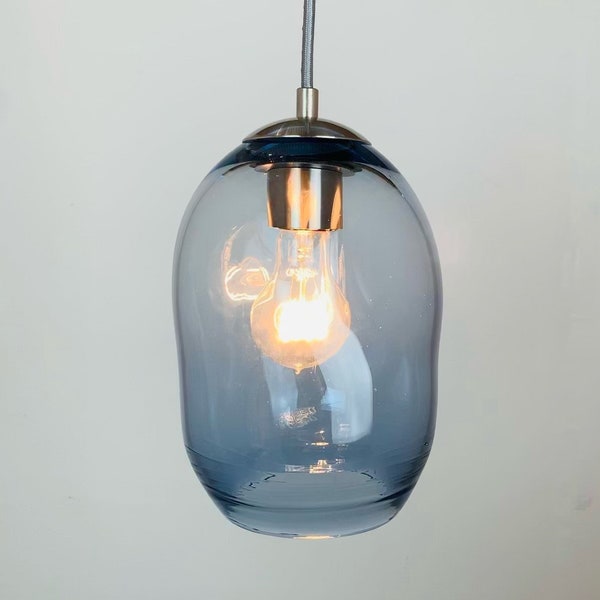 Sale IN STOCK 1/2 OFF | Ready to Ship |  Steel Blue Lighting | Pendant Kitchen Island Lights