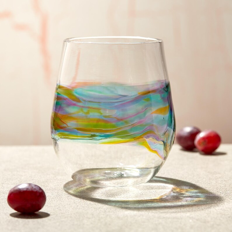 Stemless Wine Glasses for Cocktails Wine or Sangria. Etsy