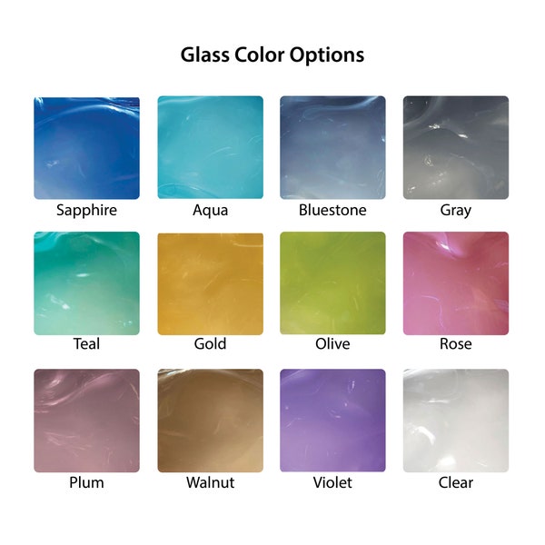 Color Samples • Hand Blown Glass