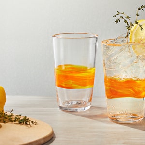 Glass Pint Glasses | Hand Blown Water Glasses | Bar and Cocktail Glasses | Made in USA