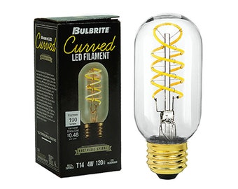 Vintage Style Light Bulb • T14 LED • Dimmable • Bulbrite