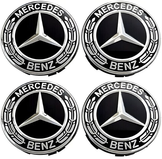 Mercedes alloy wheel centre caps discount