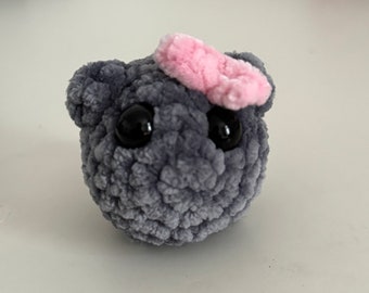 Sad Hamster Plush (crocheted)