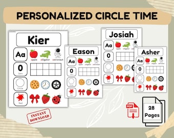 PERSONALIZED Circle Time | 2-3 Years Old | Toddler Activities | Homeschooling Lessons  for Toddlers |