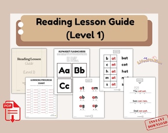 Reading Lesson Guide for Toddlers and Preschoolers | Introduction to Reading | Phonemic Awareness | Phonics | CVC Words | Simple Sentences |