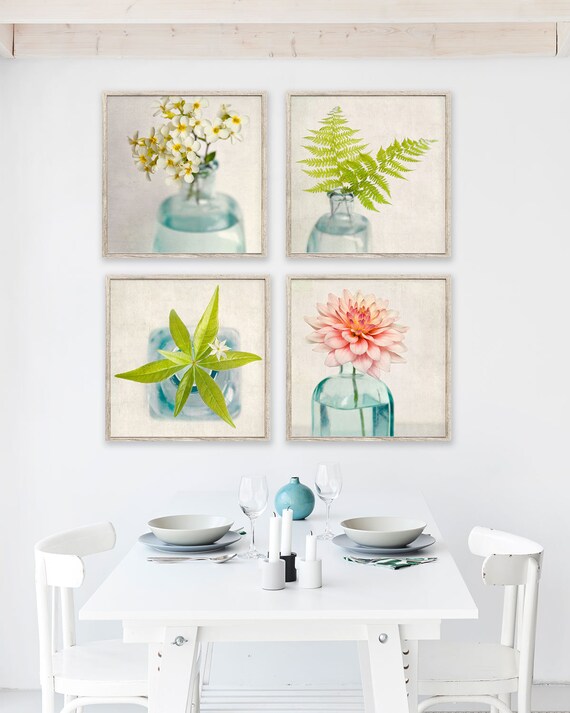 Flower Print Set Floral Art Flower Photos Botanical Art Etsy
