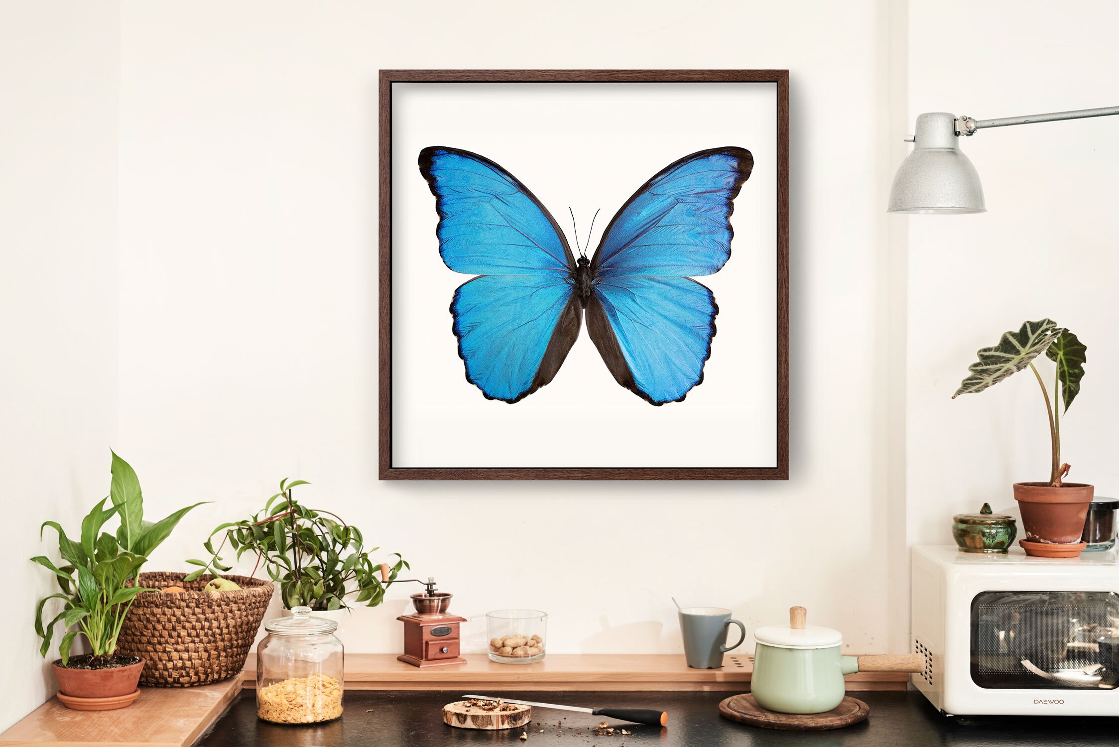 Living Room Decor Wall Art Butterfly Office Decor Wall Art | Etsy