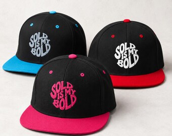 Vendido es mi audaz sombrero de bienes raíces, regalo para el equipo de ventas, gorra snapback para agente inmobiliario