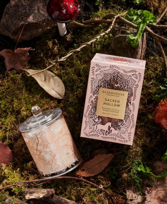 グラスハウス キャンドル 380g sacred hollow グラスハウス キャンドル 380g sacred hollow