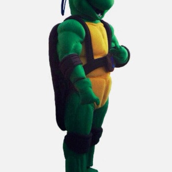 Leonardo Blue Turtle Mascot Costume Halloween Party Character Event Event