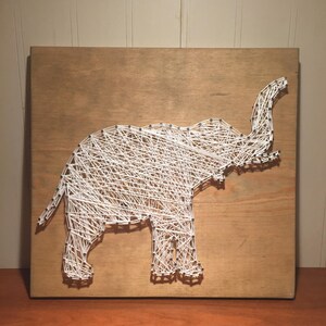 Elephant String Art Sign - MADE TO ORDER