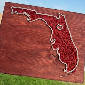 State String Art Sign - MADE TO ORDER