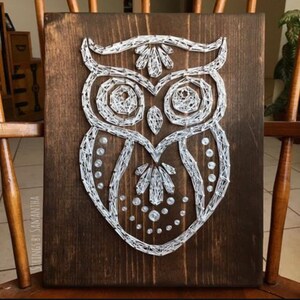 Eule String Art Sign - MADE TO ORDER