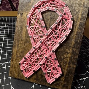 Ribbon String Art Sign - MADE TO ORDER