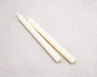 Unscented Taper Candles – Set of 12, Elegant Tabletop & Wedding Candle Decor