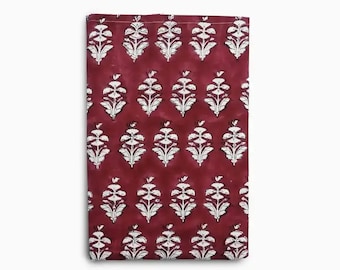 Hand Block Print Cotton Tablecloth | Boho Floral Dining Decor | Indian Handmade Table Linen
