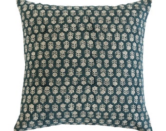 Housse de coussin en jade