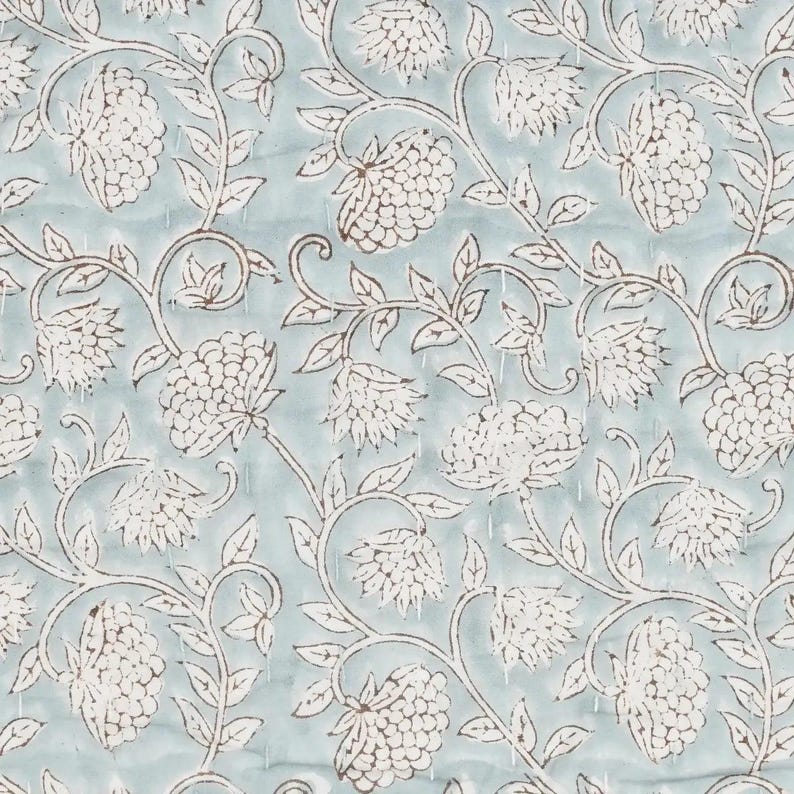 Steve Hand Block Printed Quilt