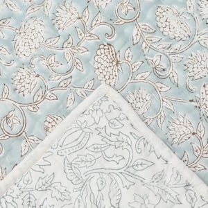 Steve Hand Block Printed Quilt