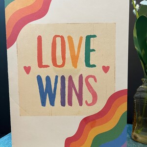 Love Wins: afdrukbare trotskaarten | Supportive Ally-berichten | Digitale LGBTQ+-wenskaarten | Vieringen van de maand van de Pride | Direct downloaden