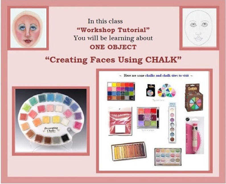 Creating Faces Using Chalk E-Pattern image 3