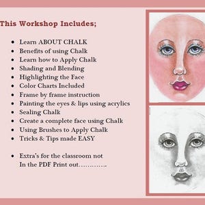 Creating Faces Using Chalk E-Pattern image 2
