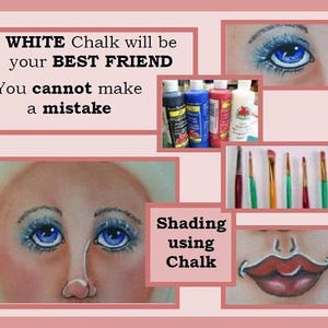 Creating Faces Using Chalk E-Pattern image 5