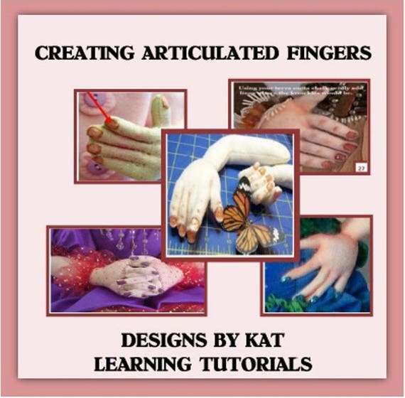 Articulated Fingers Tutorial Epattern Etsy