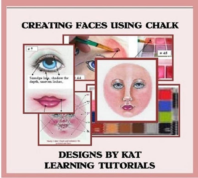 Creating Faces Using Chalk E-Pattern image 1