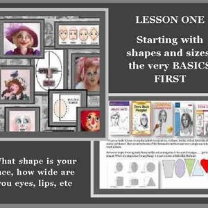 Learn the Basics of drawing and coloring the Face E-Pattern Booklet image 2