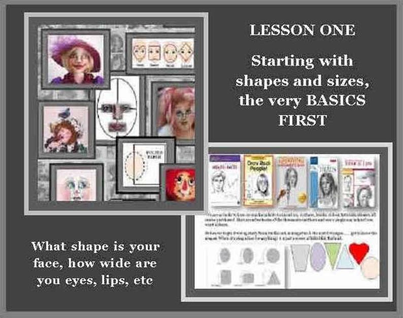 Learn the Basics of drawing and coloring the Face E-Pattern Booklet image 2