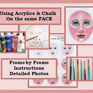 Creating Faces Using Chalk E-Pattern image 4