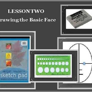 Learn the Basics of drawing and coloring the Face E-Pattern Booklet image 3