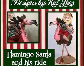 The Flamingo Santa E-Pattern