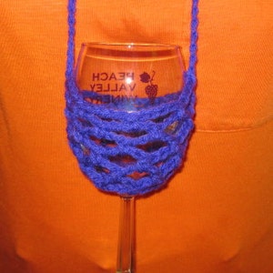 Wine glass necklace/lanyard image 2