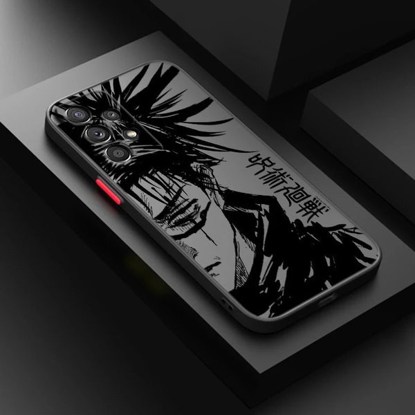 Coque de téléphone translucide Jujutsu Kaisen Anime, Samsung S24 S23 S22 S21 S20 S10 FE Note 20 10 Ultra Lite Plus