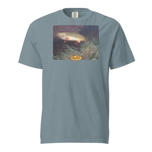 Walleye Schwergewichts-Kurzarm-Fisch-T-Shirt - Big Fish Wear Co.