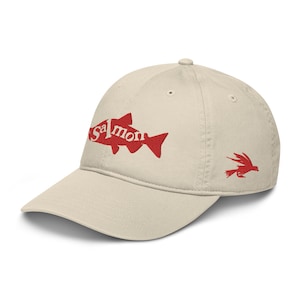 Salmon Organic Fishing Hat - Big Fish Wear Co.