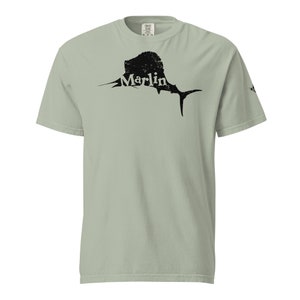 Marlin Heavyweight Short-Sleeved Fish T-Shirt - Big Fish Wear Co.