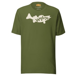 Walleye Leichtes Kurzarm-Fisch-T-Shirt - Big Fish Wear Co.