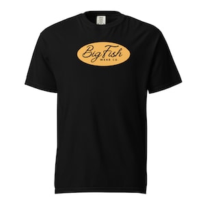 Big Fish Wear Co. Brand Logo Heavyweight Short-Sleeved Fishing T-Shirt