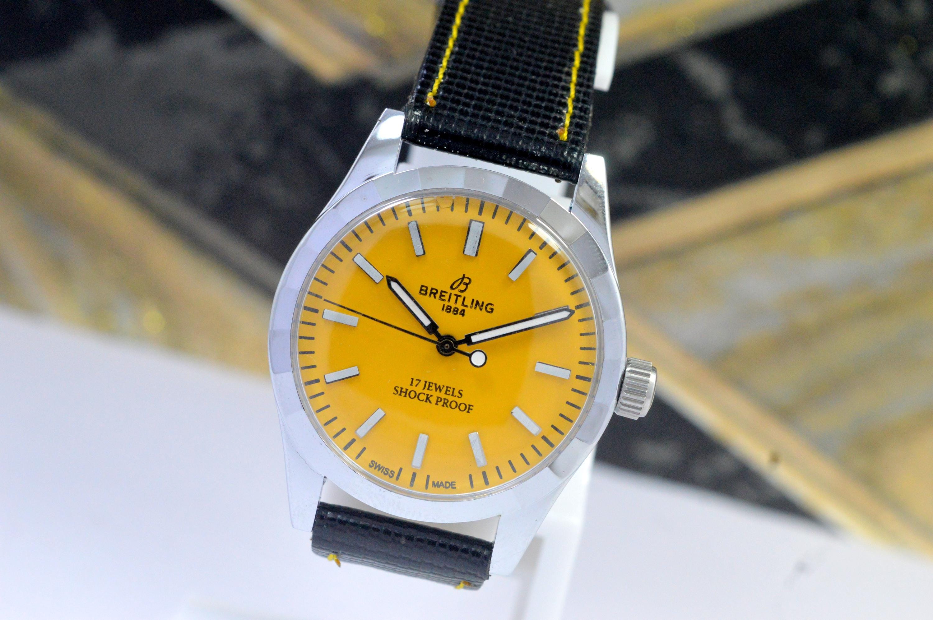 BREITLING 1884 イエロー/ブラック モデル BREITLING 1884 イエロー/ブラック モデル 思わず二度見して