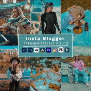 LUTs Video Filters and Lightroom Presets Collection for instagram and bloggers – Mobile & Desktop Compatible
