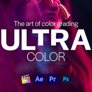 Ultra Color LUTs Pack –  Cinematic Color Grading Filters for Video & Photo Editing, Works in Any Software