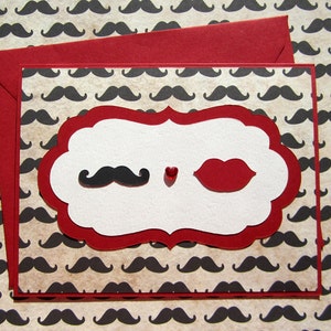 Moustache Love - Rote Version