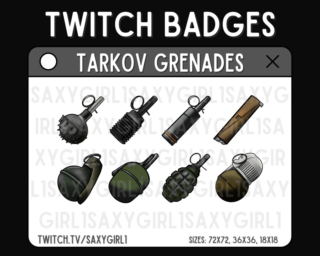 Escape From Tarkov (EFT) Grenades Pack of 8 Highquality Handmade