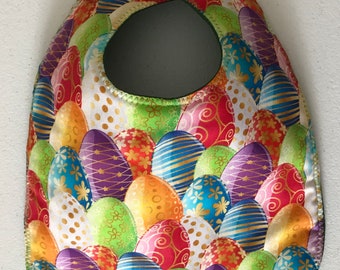 Baby Bib:  Colorful Eggs