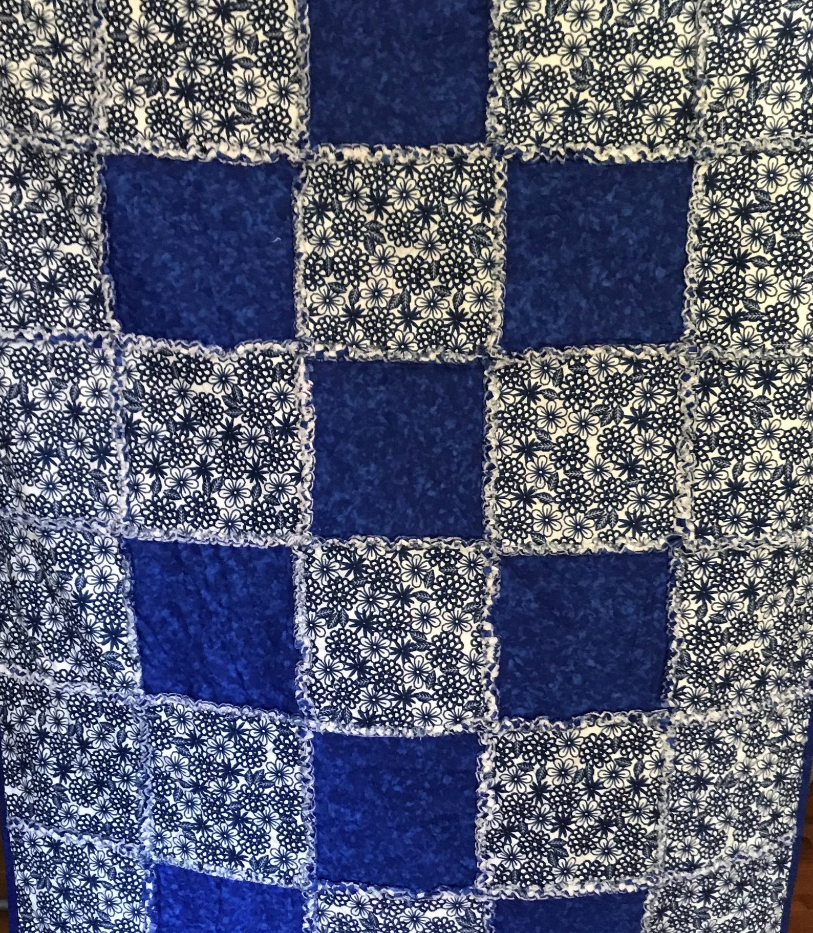 Rag Quilt Lap / Throw Size Toddler Quilt Etsy