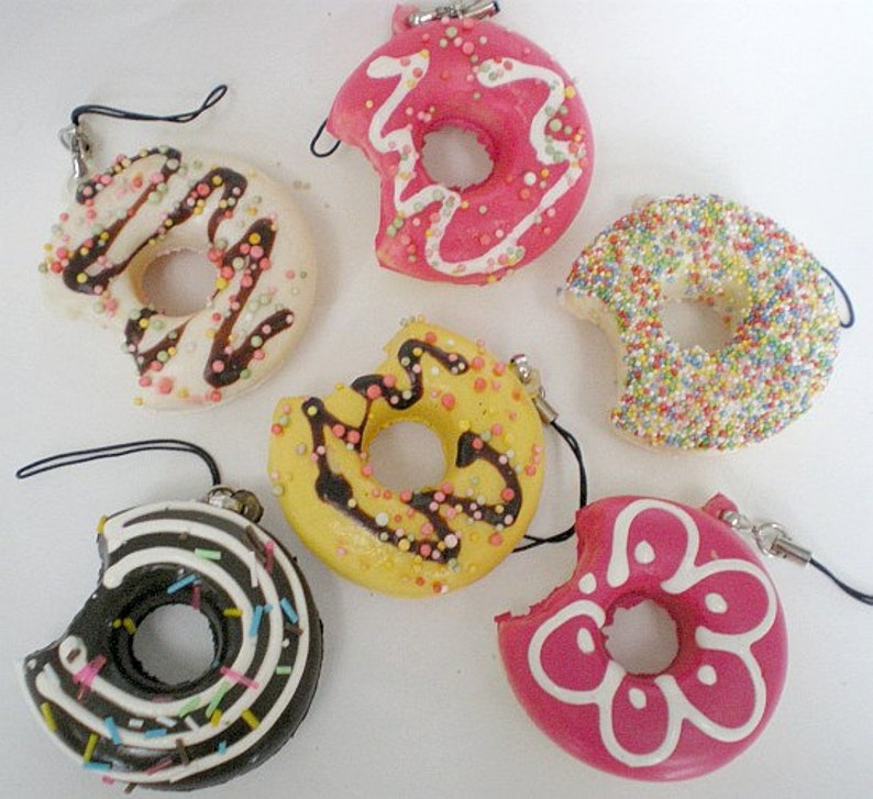 Cute Squishy Sweet Treats KeyChain Cellphone Charms Squishy Etsy